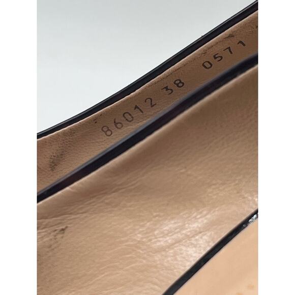 Giuseppe Zanotti Brown Patent Leather Tortoise Print Pump Heel Sz 38/7.5 - Picture 12 of 16